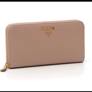 Prada Large Saffiano Wallet